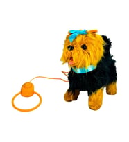 PFT-B267 PELUŞ TASMALI YÜRÜYEN KÖPEK MAVİ