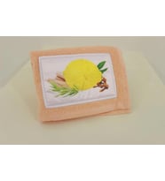 CottonVerse %100 Pamuk Limon Nakışlı Mutfak Havlusu 30x40 cm Somon