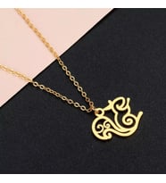 Altın Kaplama Sincap Gümüş Kolye
