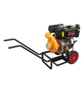 Solax SDP3HB 3inç 15bg 531cc 47m³/sa 85mt 5.5lt 96kg Tekerli Marşlı Yüksek Basınçlı Dizel Su Motoru