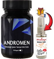 Andromen Erkekler Için Yoğun Balkabağı Ekstratlın 30 Lu Destekleyicili Formül + Afrodizayn Yağı 30ML