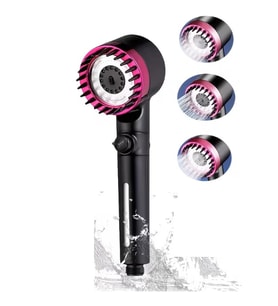 Pembe 3 Modlu Filtreli Duş Başlığı