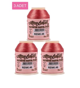 3 Adet Altınbaşak Oya ve Dantel İpi 20 gr - Royaleks - No: 046