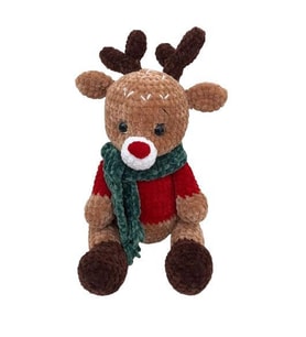 Yılbaşı Geyiği Amigurumi Organik Oyuncak