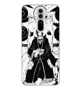 Xiaomi Redmi Note 8 PRO Uyumlu Itachi Uchiha Tasarımlı Şeffaf Telefon Kılıfı