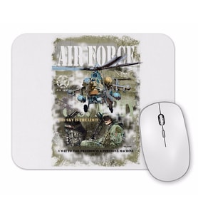 Military Helicopter Mouse Pad