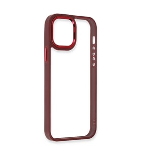 İphone 12 Pro Max Kılıf Dora Kapak - Kırmızı