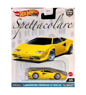 Hot Wheels Premium Car Culture Spettacolare Lamborghini Countach LP 5000 QV FPY86 HKC47 (Sarı)