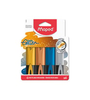 Maped Metallic Glitter Fosforlu Kalem 4 Renk 742000