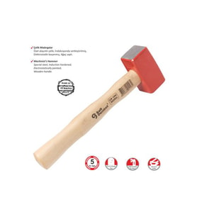 S.D. Çelik Madırga 1000 gr - Ahşap Saplı TG-V 4538