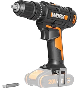 WX370.9 20Volt Profesyonel Şarjlı Darbeli Matkap (Akü Dahil Değildir)