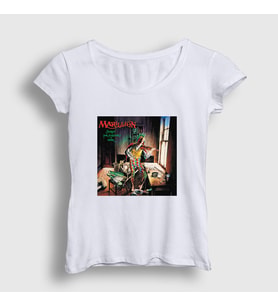 Presmono Kadın Beyaz Tear Marillion T-Shirt 162958tt (Beyaz)