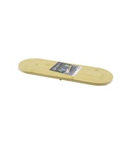 OVAL AHŞAP BAMBU 3 MİNİ=1CM AYAKLI  SUNUM TEPSİSİ 15X44X1.5CM (5343)