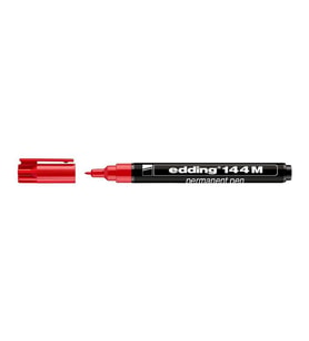 Edding 144 M Permanent Asetat Kalemi KIRMIZI 