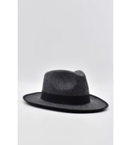 Vintage Erkek Fedora Fötr Şapka Panama İngiliz Trilby Kasket Gri