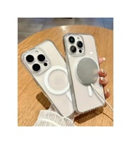 Iphone 16 Pro Max Uyumlu Şeffaf Kılıf (Pembe)