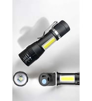 El Feneri Led USB Şarjlı Zoom Mini Led Işık Acil Durum Feneri