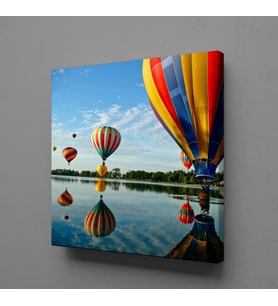 RENGARENK BALONLARI KANVAS TABLO 170x170cm