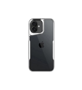 iPhone 16 Kılıf Boyi Silikon Kapak - Gümüş