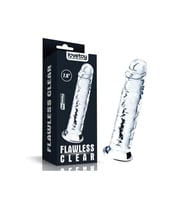 18CM Yeni Nesil Vantuzlu Şeffaf Dildo Penis - Flawless Clear Dildo