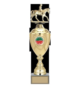 ODAK KUPA - Figürlü Kupalar - At / Binici Figürlü Kupalar FG-079 C - 46 cm