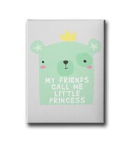 My Friend Call Me Prıncess Canvas Tablo MİND266