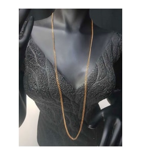 80 Cm Uzunluk Gurmet Model Zincir • Rose Renk Çelik Unisex • Sevgiliye • Eşe • Anneye Kolye Zincir