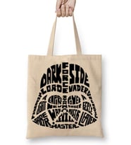 Star Wars Typography Bez Çanta Uzun Saplı