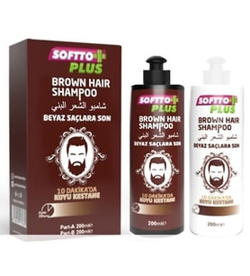 SOFTTO PLUS KOYU KESTANE ŞAMPUAN 200 ML+200 ML