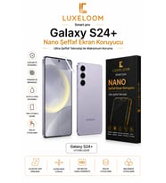 LUXELOOOM Galaxy S24+ Nano Şeffaf Ekran Koruyucu Film