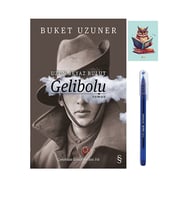 Uzun Beyaz Bulut Gelibolu - Buket Uzuner - Pensan Büro Mavi Tükenmez Kalem (Renksiz)