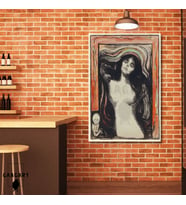 Tekli Dikey Kanvas Edvard Munch Madonna