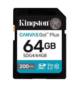 KINGSTON 64GB CANVAS GO+ SDG4/64GB SDHC HAFIZA KARTI