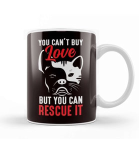 Cat Dog Owner Pet Lover Kitten Puppy Fans Rescue Animals Kupa Bardak Porselen