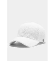 Kadın Kışlık Beyaz Peluş Şapka Kep Trendy Baseball Cap