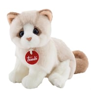 Kitty Peluş Beyaz Bej Kedi 20 cm