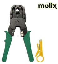 RJ11 RJ9 Jack Cat5 Cat6 RJ45 Sıkma Pensesi + Soyma Aparatı