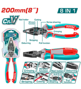 TOTAL 200MM MULTİ KOMBİNE PENSE THTMF186