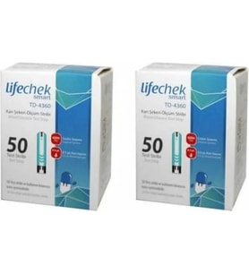 Lifechek Smart TD-4360  Ölçüm Stribi 50 Adet 2 Adet