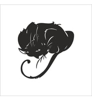 KEDİ FOLYO STİCKER 30cm Uzunluk (Karışık)