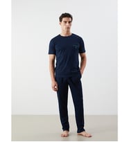 LC WAIKIKI Lacivert Standart Kalıp Erkek Pijama Takımı