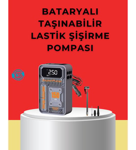 Hızlı Şişirme Güçlü Motorlu 150 PSI Araba Lastik Pompası