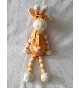 Sevimli Zürafa Amigurumi Organik Oyuncak