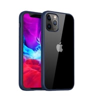 BİKAPAK ELİT SHINE IPHONE 12 PRO MAX KAPAK (Koyu Mavi)
