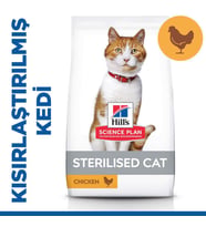 Hills Young Sterilised Tavuklu Kısırlaştırılmış Kedi Maması 1,5 Kg