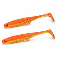 Daiwa Flat Junkie Duckfin Shad 3.5" 9cm Slikon Yem ORANGE GOLD
