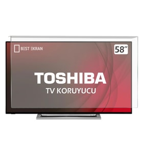 TOSHIBA 58UA3D63DT Tv EKRAN KORUYUCU - Toshiba 58" inç 146 cm 147 Ekran Koruyucu 
