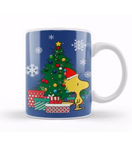 Woodstock Around The Christmas Tree Kupa Bardak Porselen