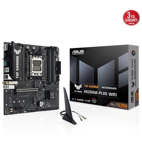 ASUS TUF GAMING A620AM-PLUS WIFI6 DDR5 HDMI-DP PCIE 4.0 AM5 MATX