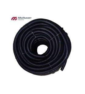 MUTLUSAN Plastik Spiral 18 mm 50 Metre (Siyah)